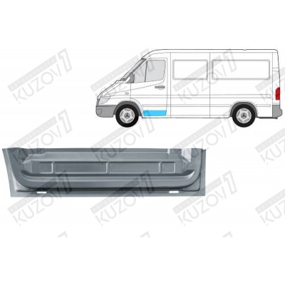 Дверь Передняя (левая) Нижняя Klokkerholm для Volkswagen LT 1996-2006 - фото