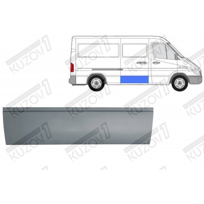 Дверь Боковая Раздвижная, 21 См POTRYKUS для Mercedes Sprinter 1995-2000 - фото