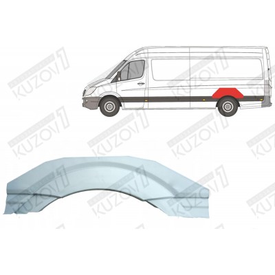 Арка задняя (левая) Polcar для Mercedes Sprinter 2013-2017 - фото